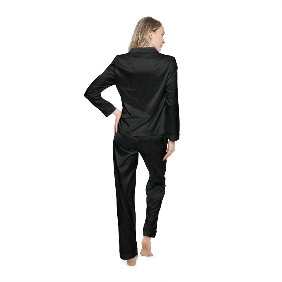 Midnight Union Bride Satin Pajama Set  —  Mrs Est 2026 Long Sleeve Wedding & Honeymoon Set
