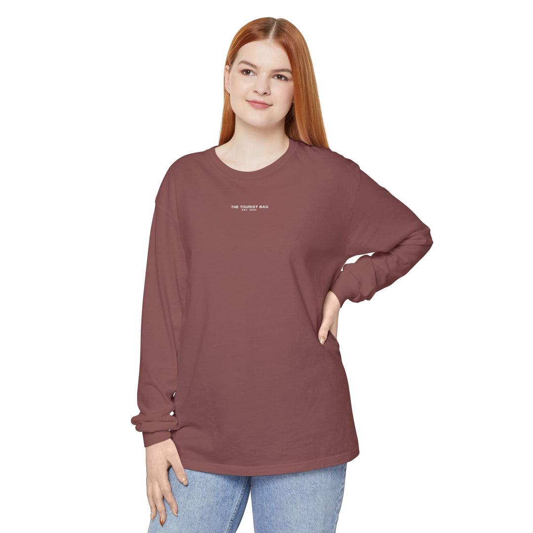 Frida by Aura – Ash & Bloom  Unisex Garment-Dyed Long Sleeve Tee
