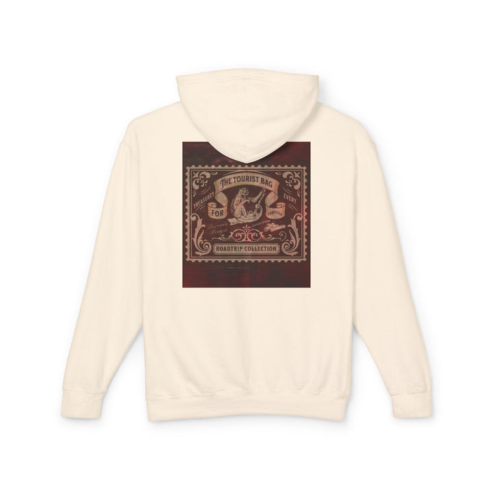 Roadtrip Tales – Crimson Edition, Unisex Lightweight Hooded Sweatshirt