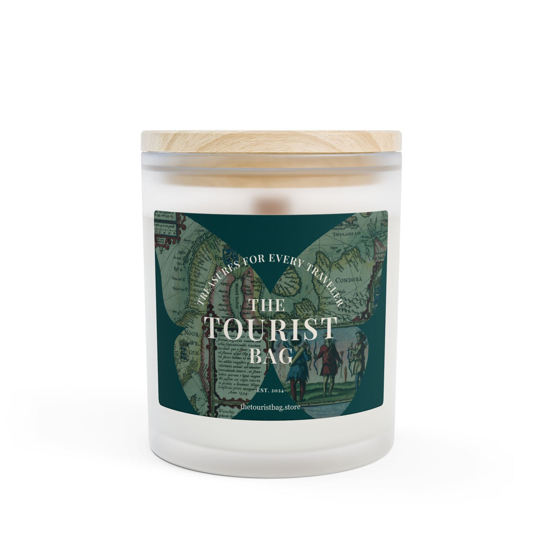 Mapped WanderWings – Frosted Glass Candle, 11 oz product image from The Tourist Bag