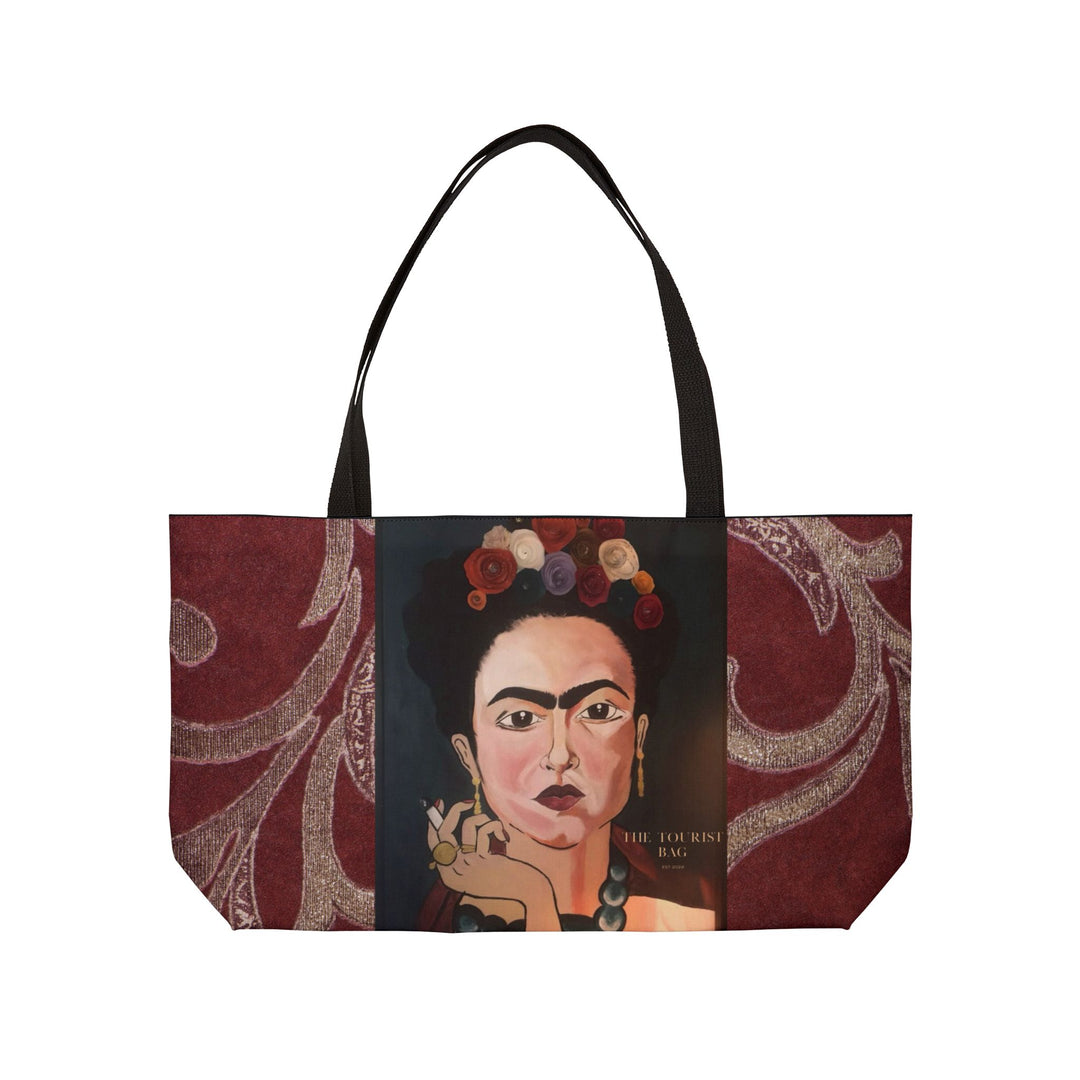 Frida by Aura – Vintage Ember Weekender Bag – Burgundy Heritage Edition product image from The Tourist Bag