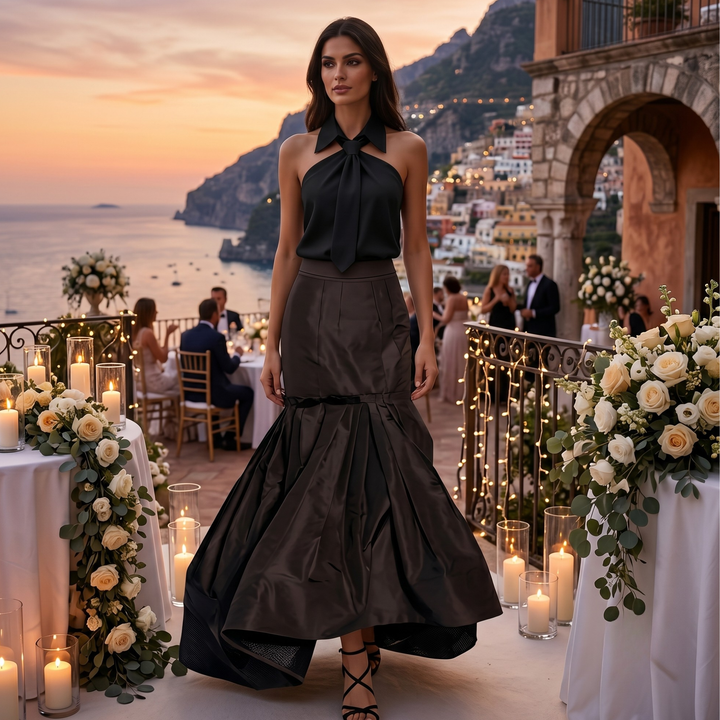Chocolate Amour Couture Mermaid Skirt