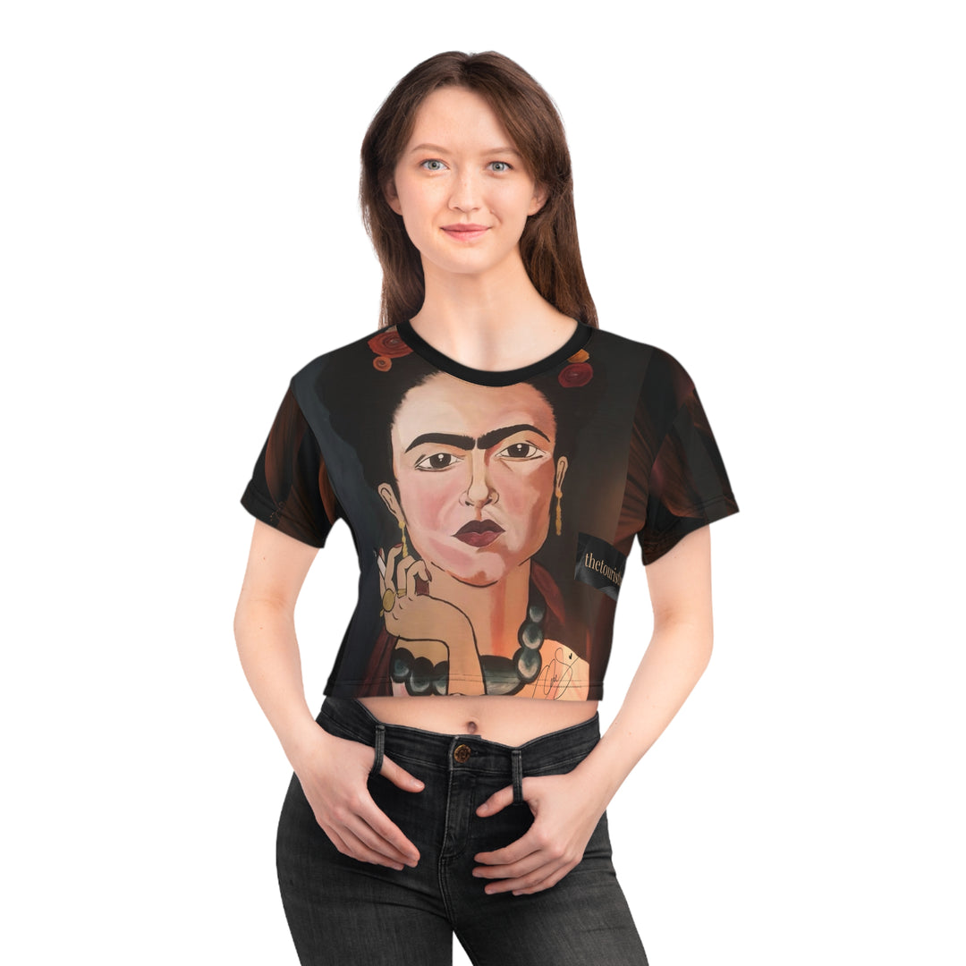 Frida by Aura – Midnight Muse Cropped Tee  for Women product image from The Tourist Bag