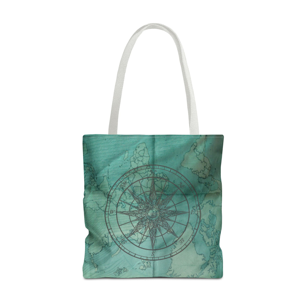 Seafoam Compass Tote Bag