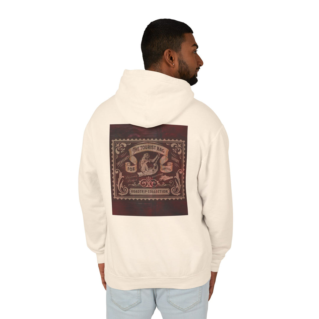 Roadtrip Tales – Crimson Edition, Unisex Lightweight Hooded Sweatshirt