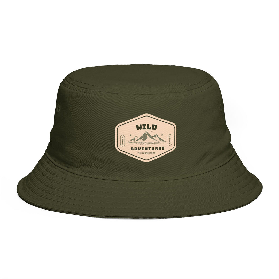 Wild Adventures Mountain Bucket Hat – Travel Style, Bucket Hat