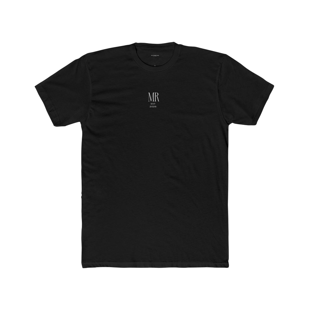 Midnight Union Groom Tee  —  Mr Est 2026 Minimalist Shirt