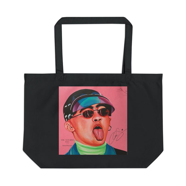 Signature Portrait Large Eco Tote (Inspired by BadBunny) product image from The Tourist Bag