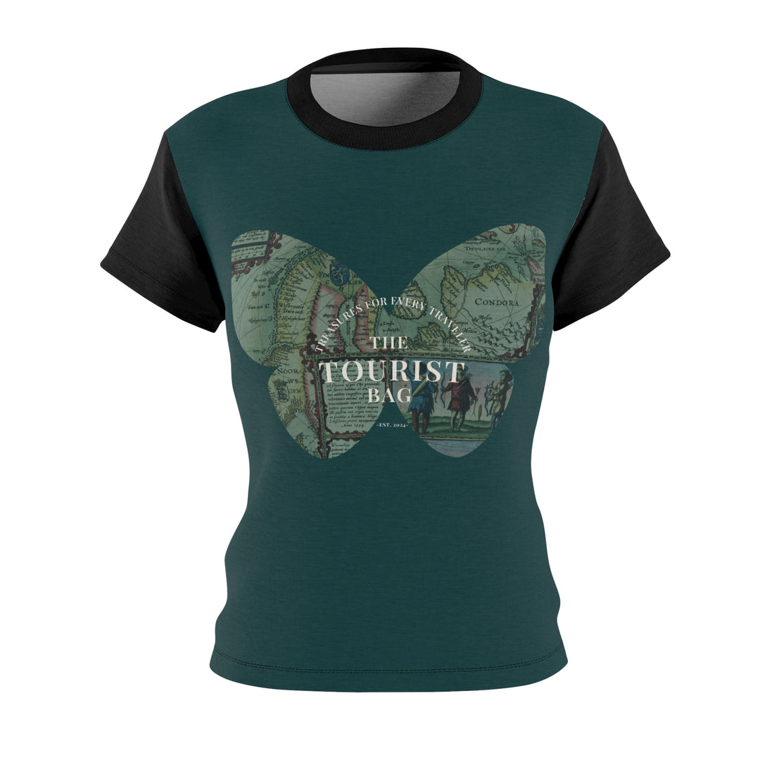 Mapped WanderWings – Women’s Vintage Map Travel Tee