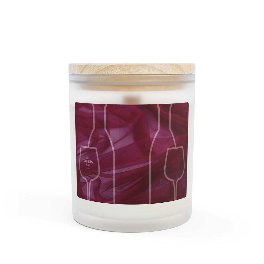 Merlot Muse – Frosted Glass Candle 11oz (Blackberry Vanilla)