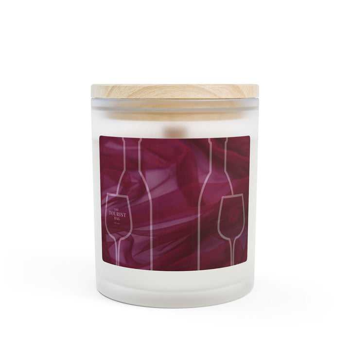 Merlot Muse – Frosted Glass Candle 11oz (Blackberry Vanilla)