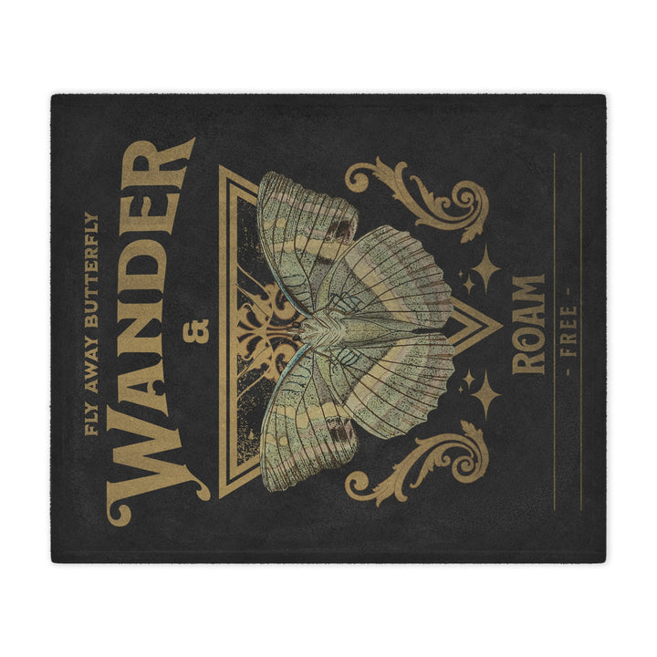 Wander & Roam – Golden Wing Edition, Minky Blanket (50 x 60)