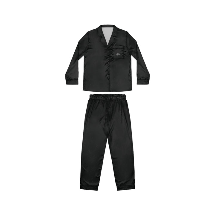 Midnight Union Bride Satin Pajama Set  —  Mrs Est 2026 Long Sleeve Wedding & Honeymoon Set