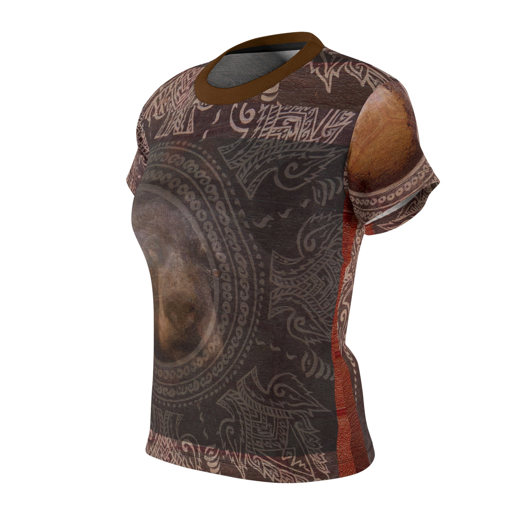 Gentle Roamer Bear Women’s Tee – Wildlife Adventure Art