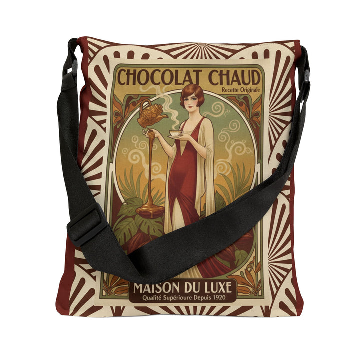 Chocolat Chaud Élégance Tote Bag | Vintage French Chocolate Café Art