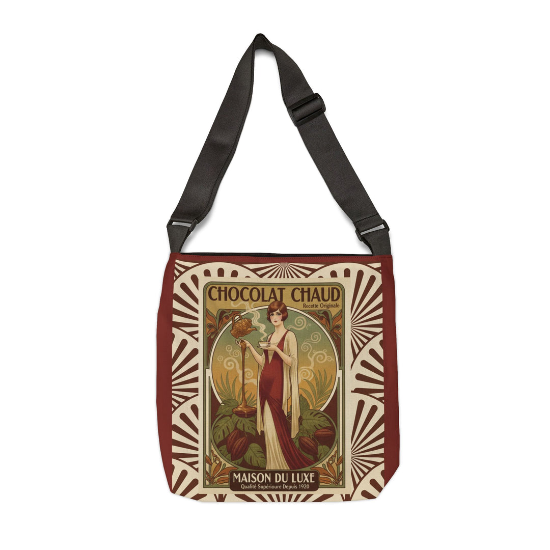 Chocolat Chaud Élégance Tote Bag | Vintage French Chocolate Café Art