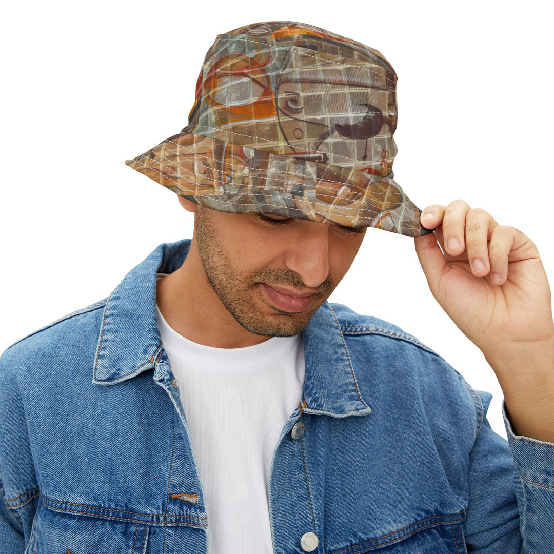 Brickwall Echoes Bucket Hat product image from The Tourist Bag