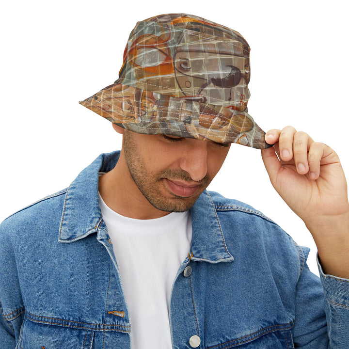 Brickwall Echoes Bucket Hat product image from The Tourist Bag