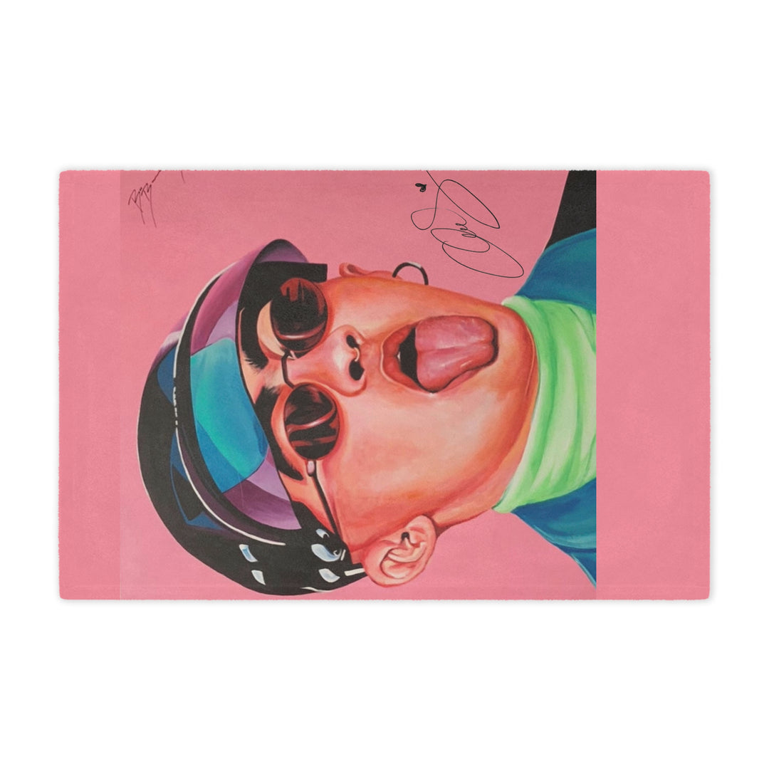 Signature Portrait - Minky Blanket (Inspired by Bad*Bunny)