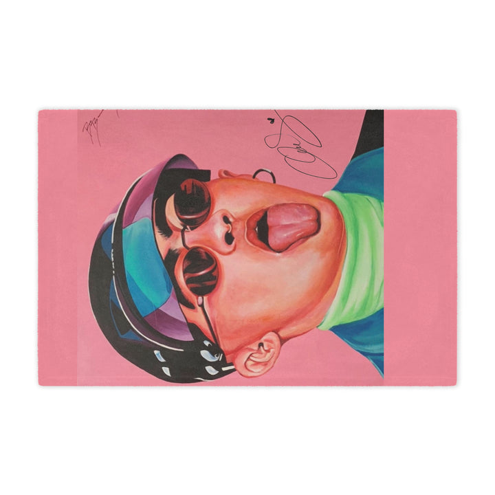Signature Portrait - Minky Blanket (Inspired by Bad*Bunny)
