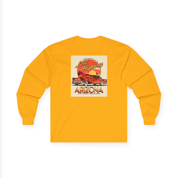 Lost Highway – Arizona Classic— Unisex Ultra Cotton Long Sleeve Tee (Gold)