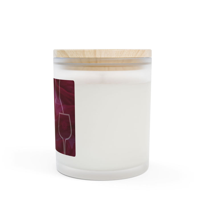 Merlot Muse – Frosted Glass Candle 11oz (Blackberry Vanilla)