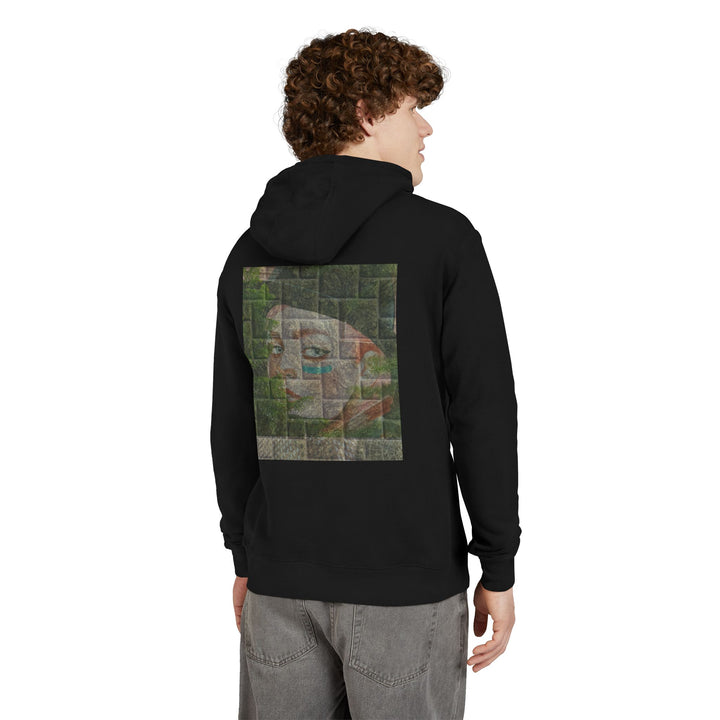 Urban Mosaic Muse - French Terry hoodie