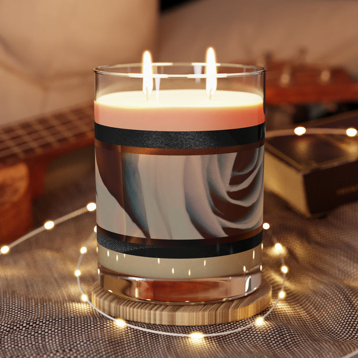 Champagne Whispers, White Tea & Fig ScentedScented Candle (Full Glass, 11oz)