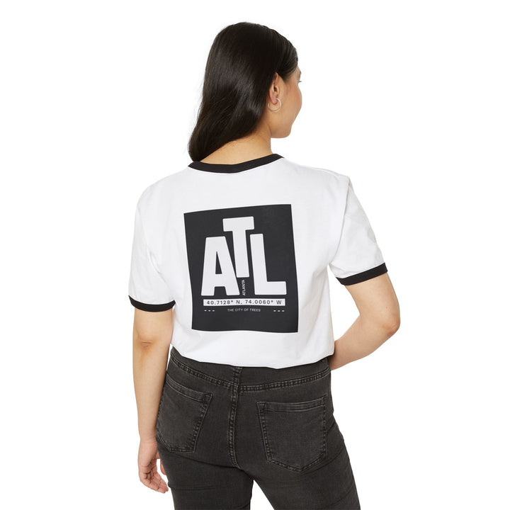 Atlanta Coordinates Unisex Cotton Ringer T-Shirt – ATL City Edition