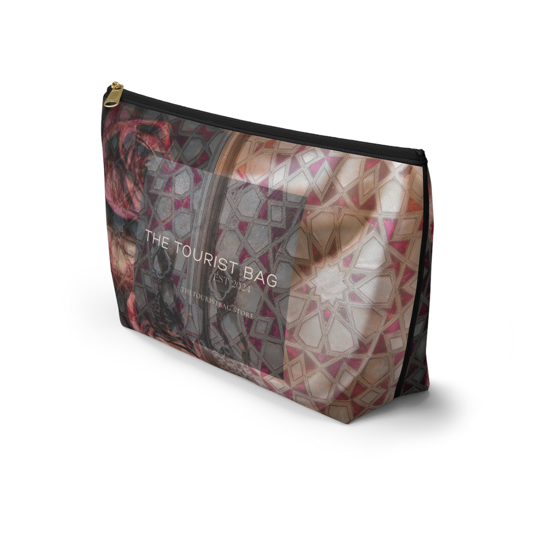 Blush Reverie Accessory Pouch w/ T-bottom – Custom Wedding Gift | The Tourist Bag