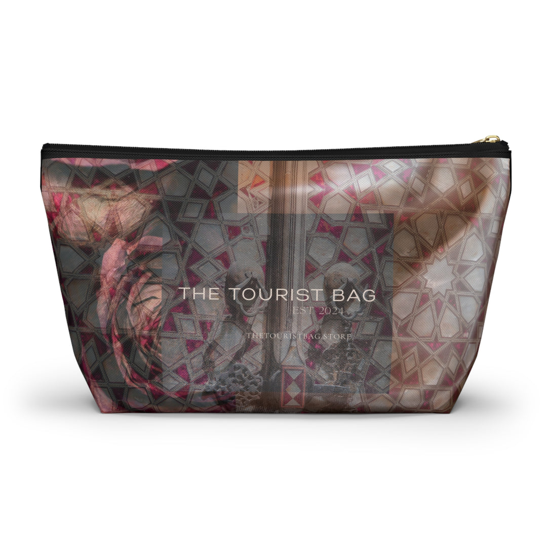 Blush Reverie Accessory Pouch w/ T-bottom – Custom Wedding Gift | The Tourist Bag