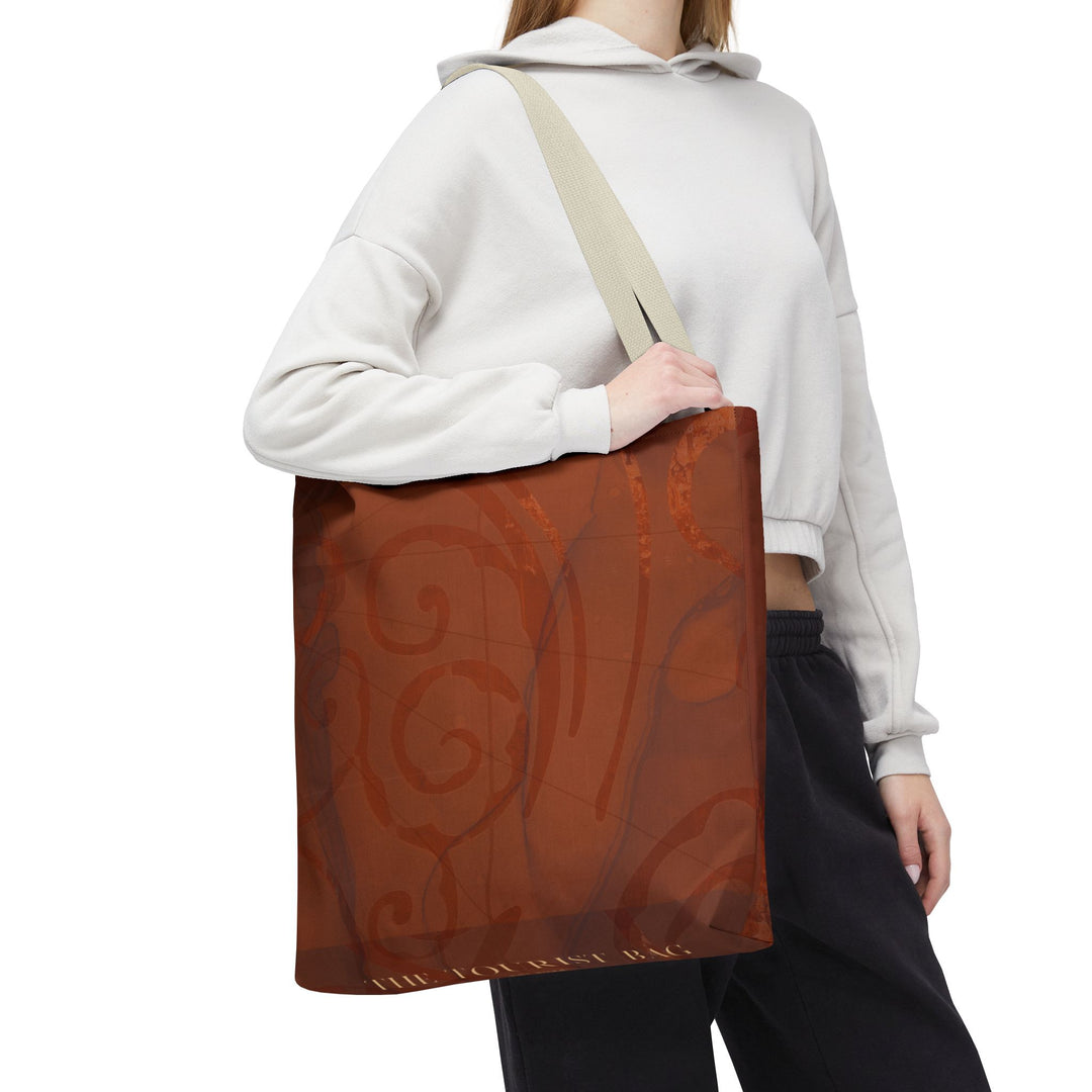 Amber Ember – Fireside Glamping Travel Tote Bag