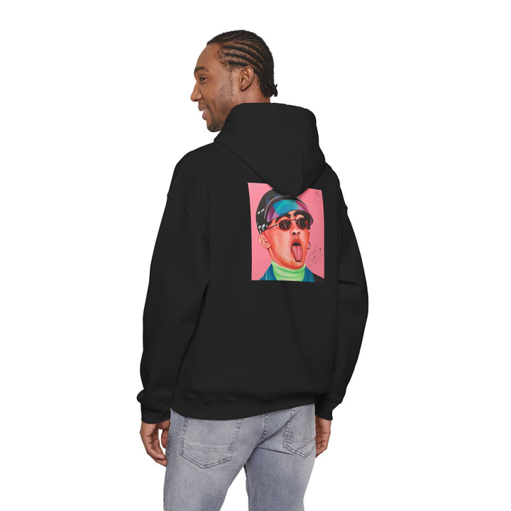 Signature Portait Unisex Heavy Blend™ Hooded Sweatshirt (Inspired by Bad*Bunny)