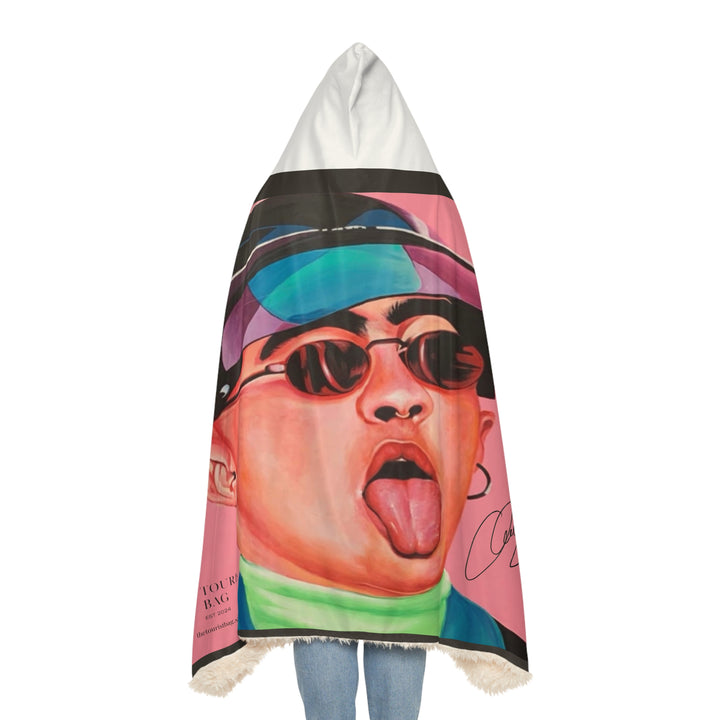 Signature Portrait Snuggle Blanket (Inspired by BadBunny)