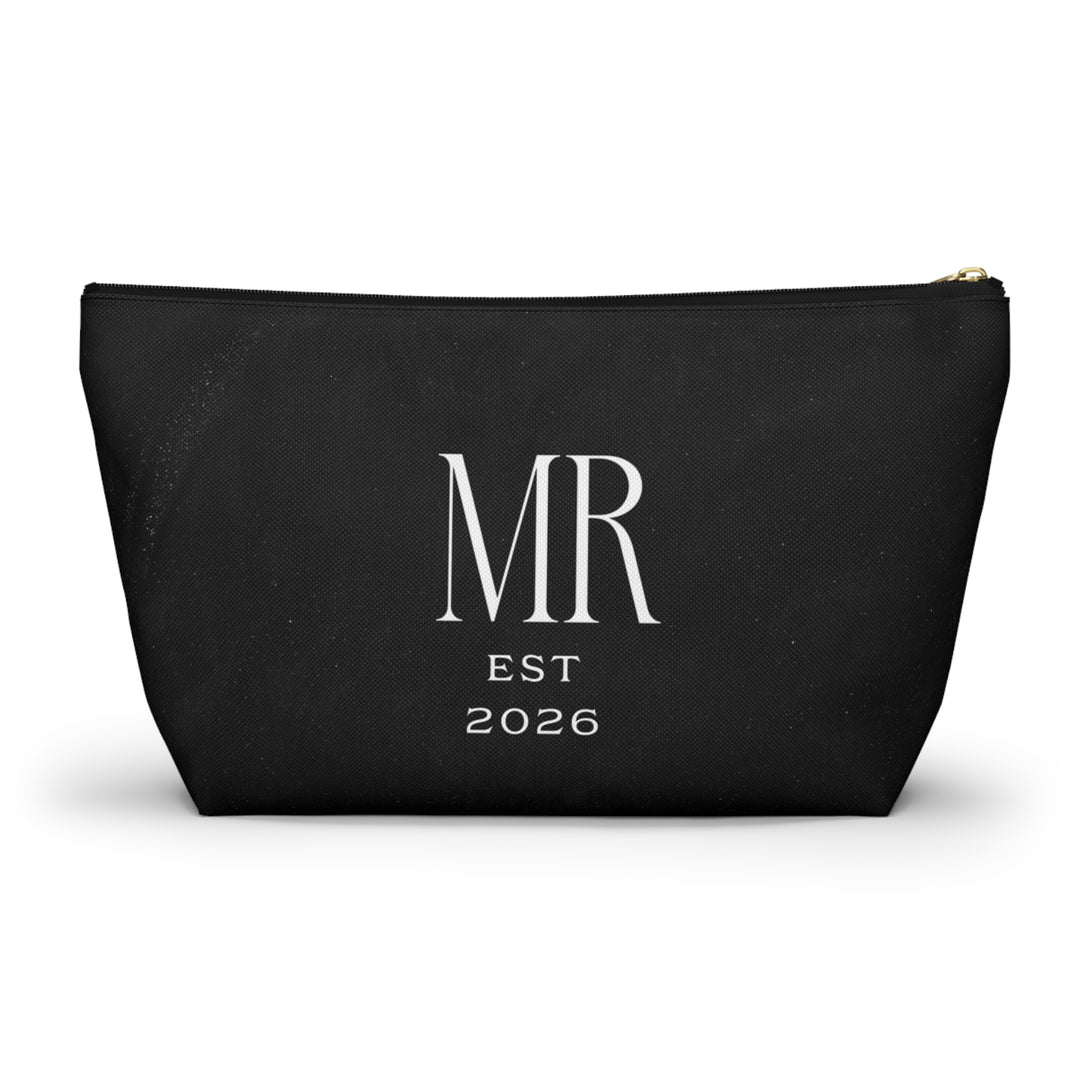 Midnight Union Groom Pouch  —  Mr Est 2026 Travel Bag