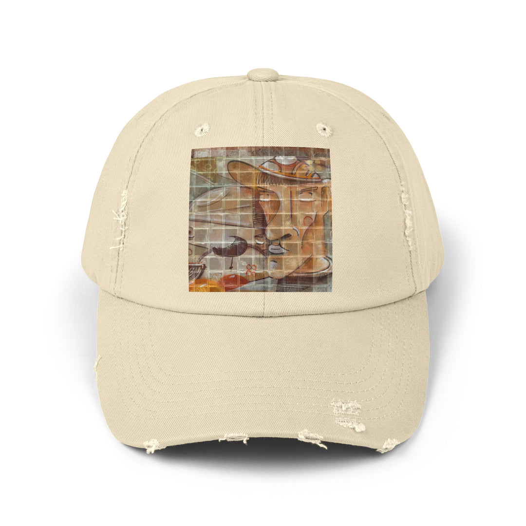 Brickwall Echoes Unisex Distressed Cap product image from The Tourist Bag