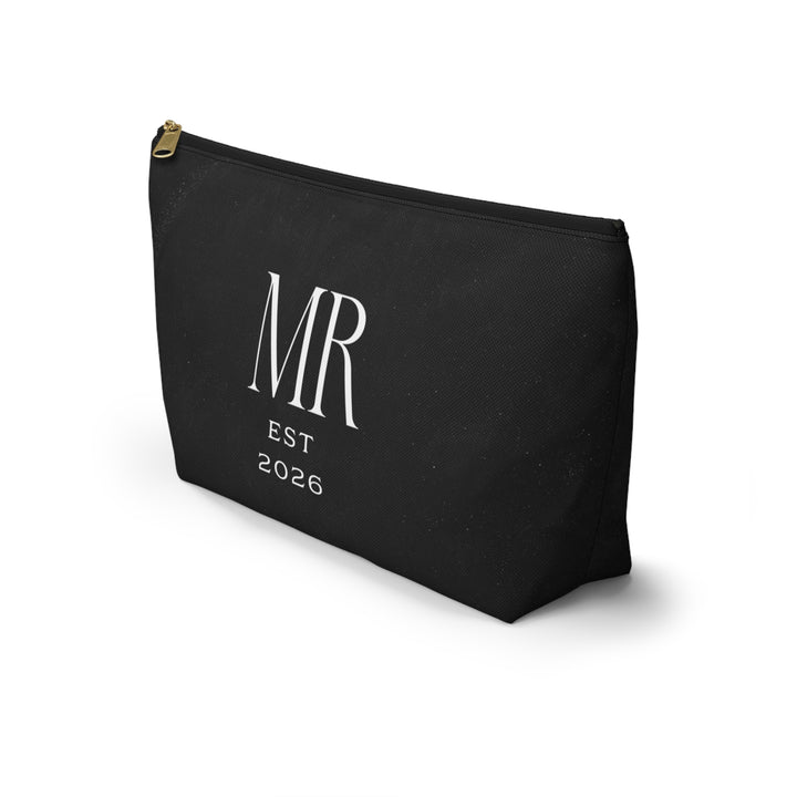 Midnight Union Groom Pouch  —  Mr Est 2026 Travel Bag
