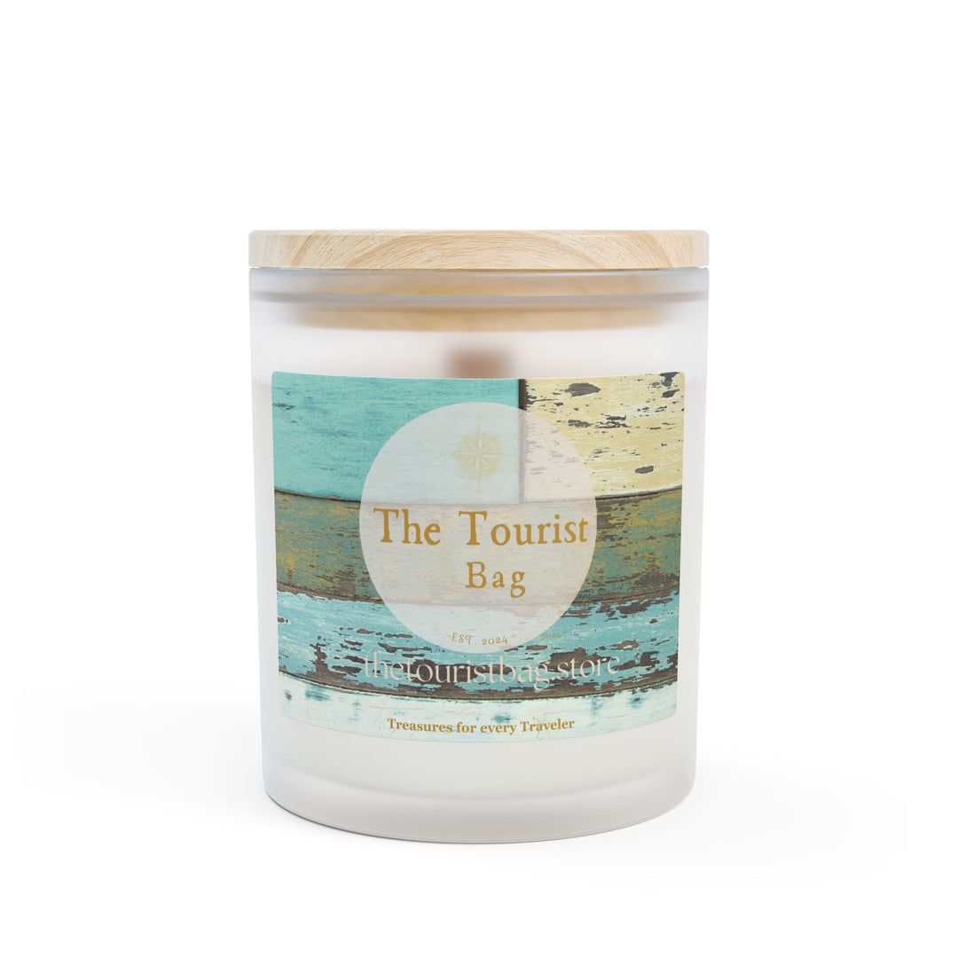 Driftwood Aqua – Frosted Glass Candle 11oz