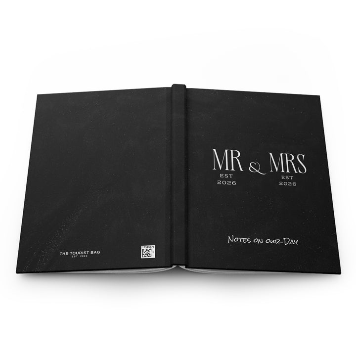 Midnight Union Wedding Journal  —  Mr & Mrs Est 2026 Keepsake Travel Notebook