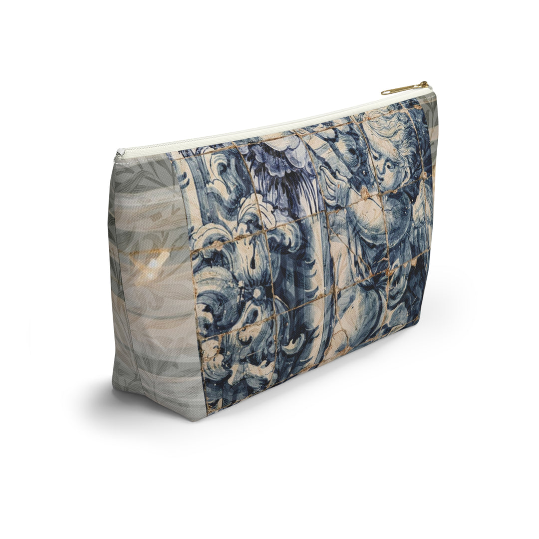 Azure Cherub Coastal Accessory Pouch w T-bottom (Large)