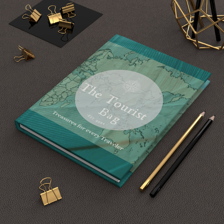 Seafoam Compass – Hardcover Journal Matte