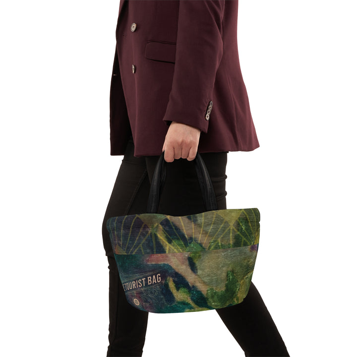 Verdant Harvest Lunch Bag | Vineyard-Inspired Carry Bag