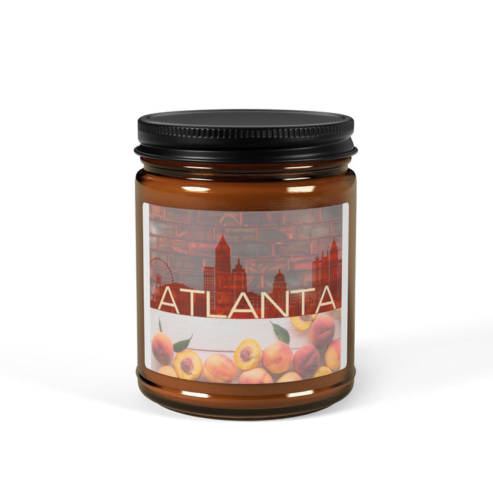 Brick & Bloom – Atlanta, Amber Jar Soy Candle (9 oz)