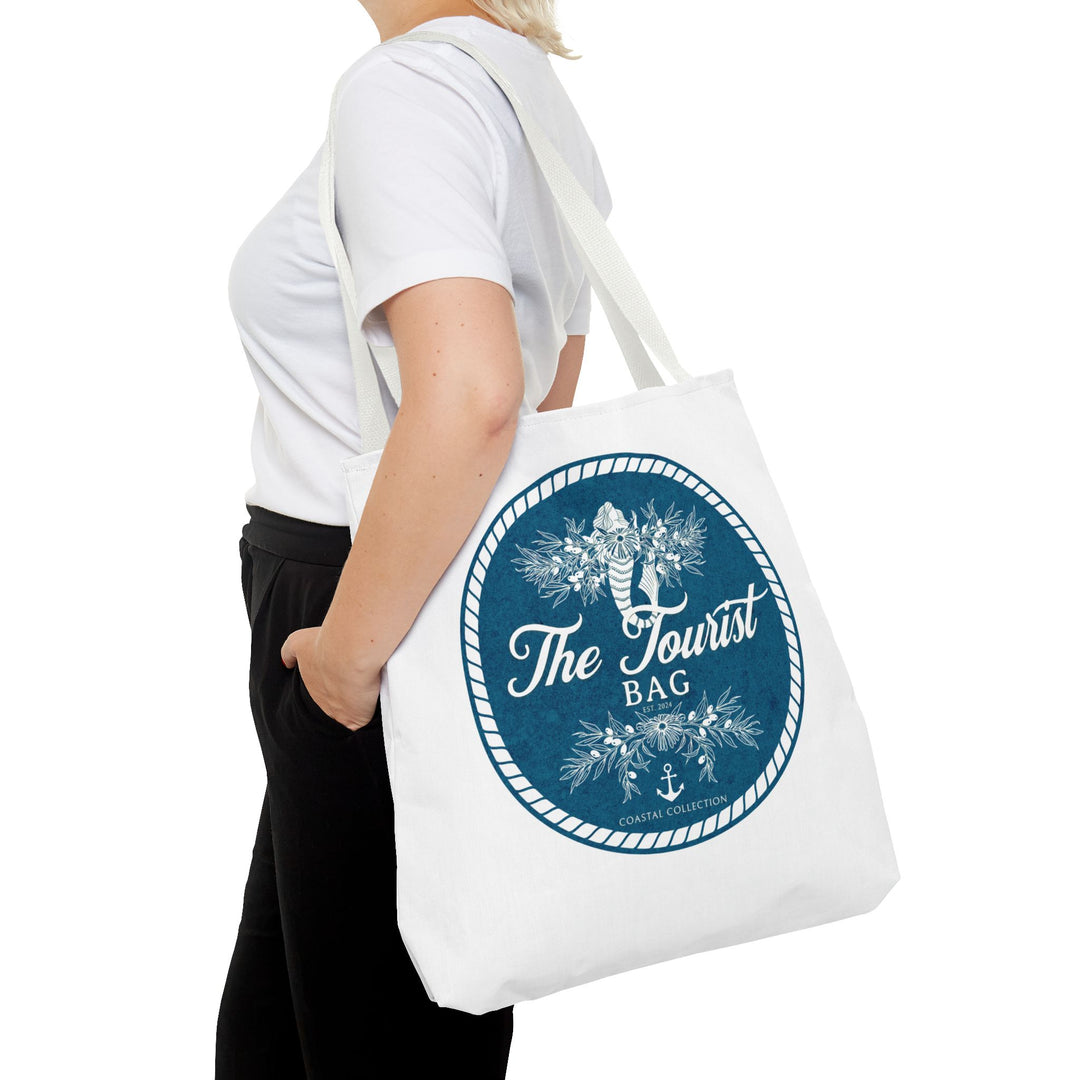 Siren of the Harbor – Mermaid Nautical Emblem Tote Bag