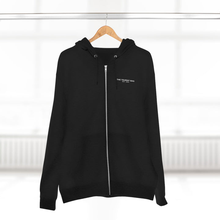 Desert Grown, Gentle Not Fragile, Unisex Zip Hoodie (Black)
