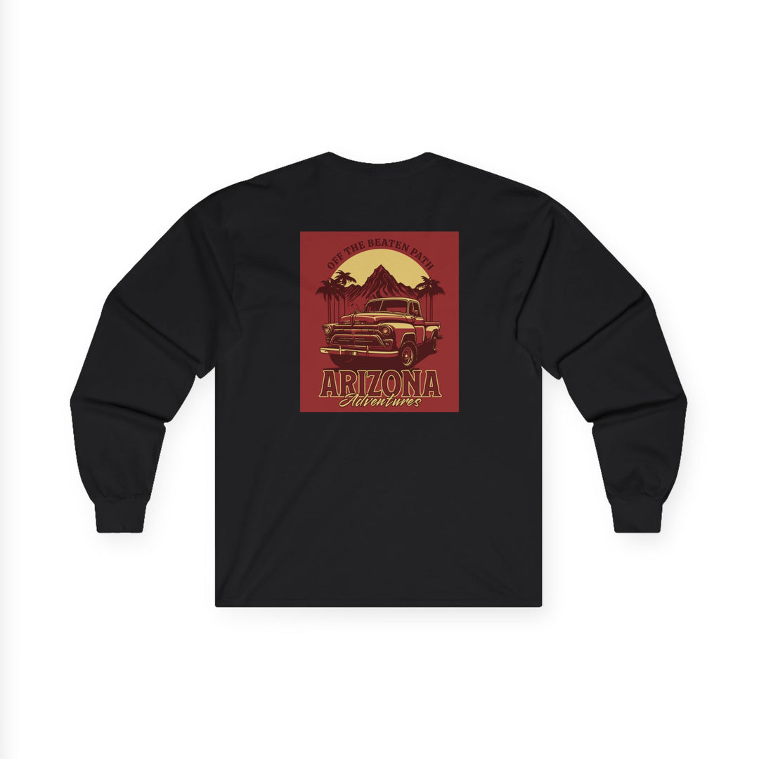 Off the Beaten Path – Arizona Adventures, Unisex Ultra Cotton Long Sleeve Tee (Black)