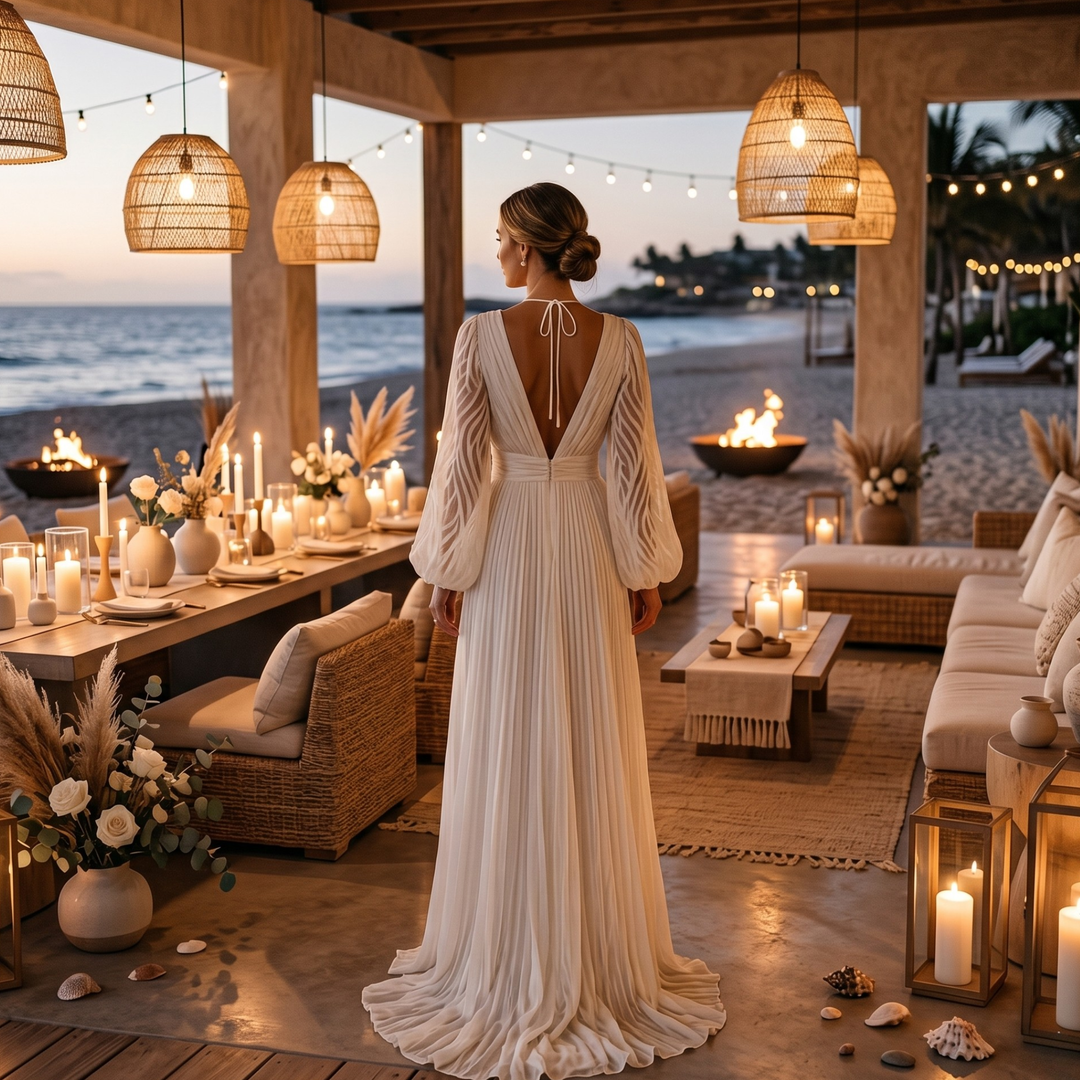 Pearl Union Seafoam Reverie Coastal Bridal Gown
