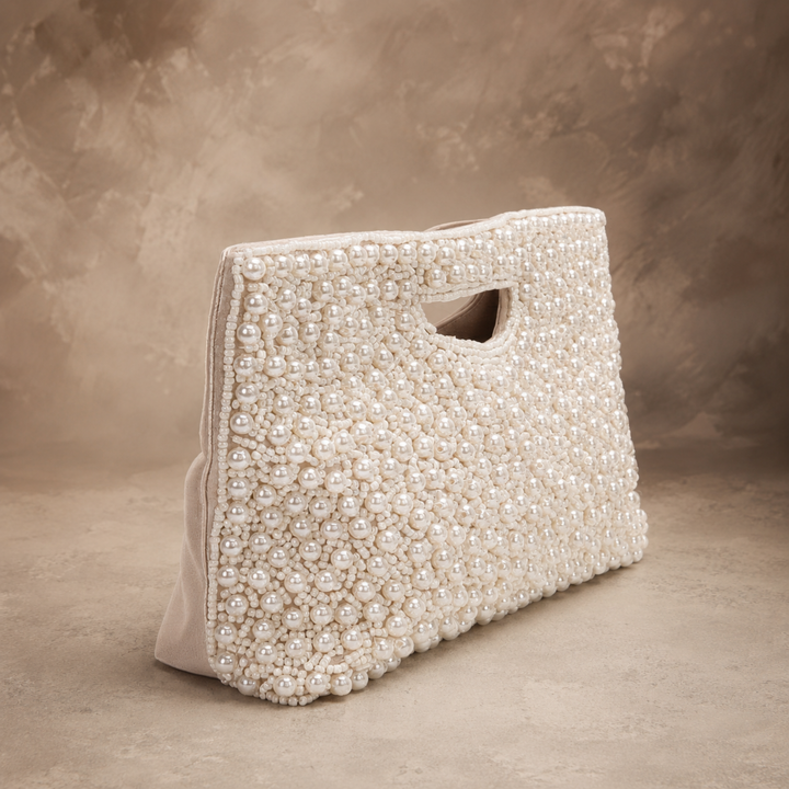 Pearl Heirloom Bridal Clutch