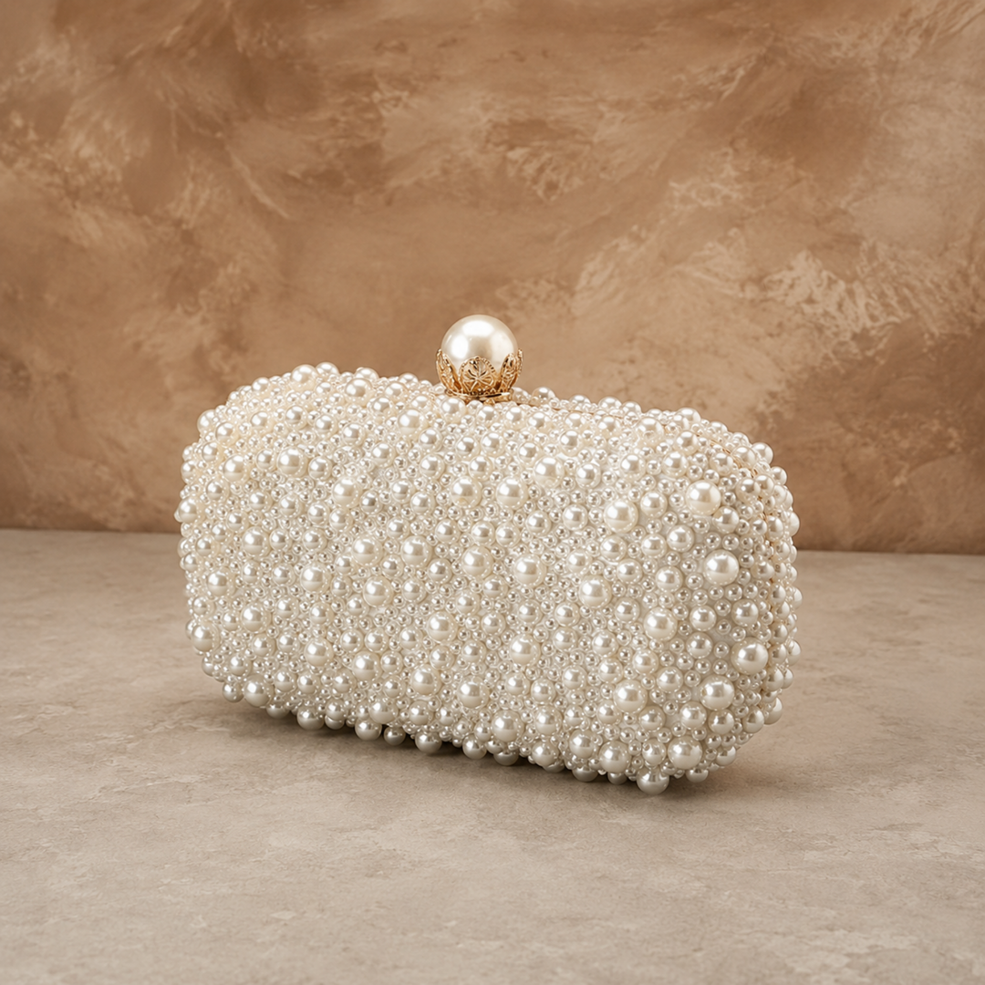 Pearl Duchess Bridal Clutch