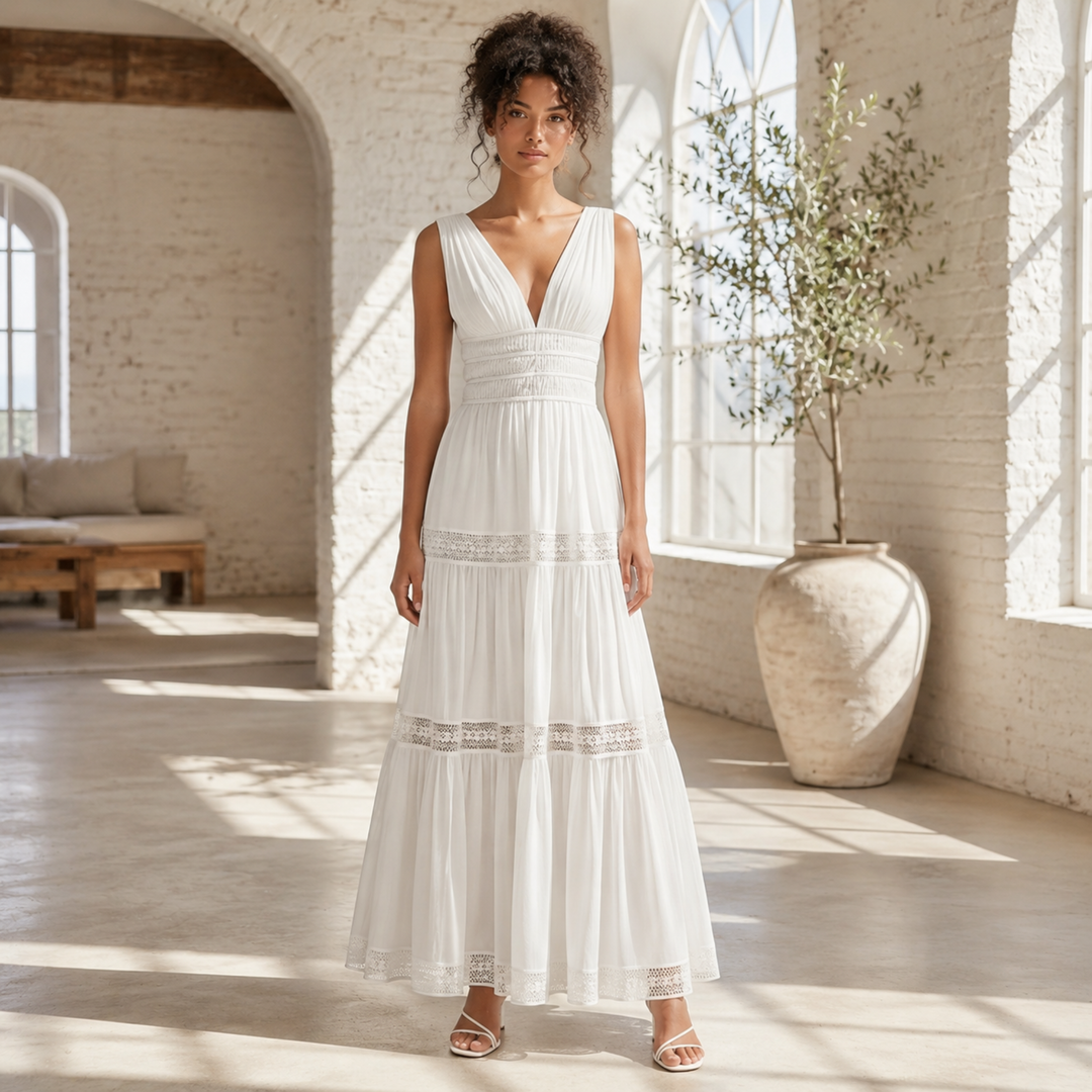 Pearl Union Salt Air Serenity Coastal Luxe Bridal & Reception Gown